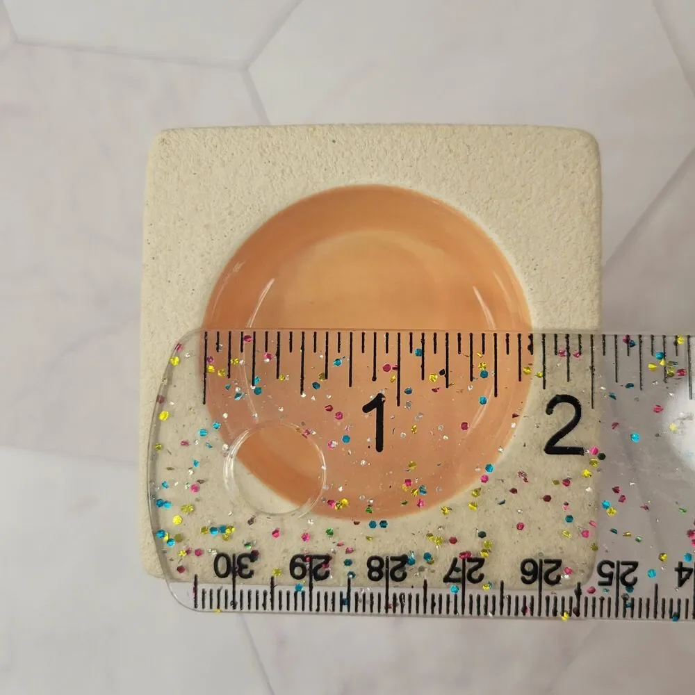 PartyLite Sandstone votive candle holder ivory set of 2 - Picture 11 of 11